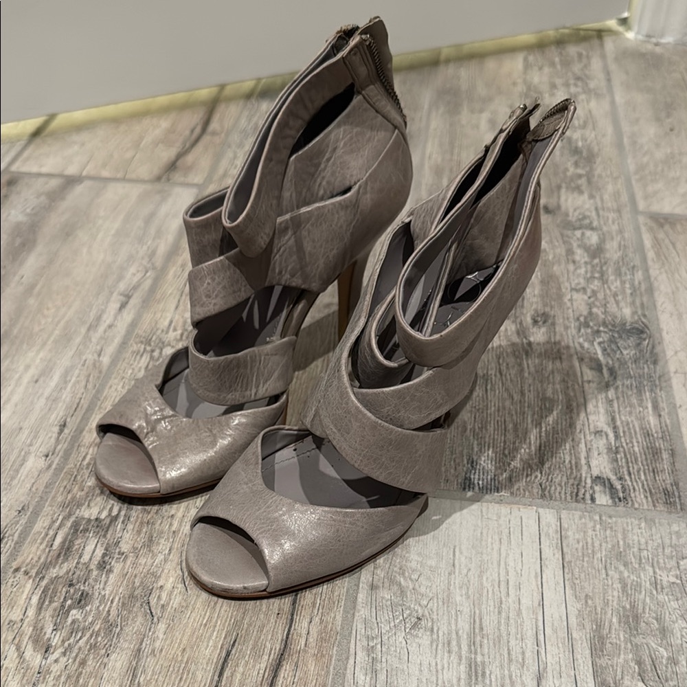 BCBG strappy heels